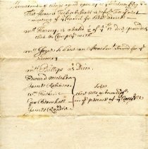 Memo agreed on by the selectmen, Portsmouth Feb 1682